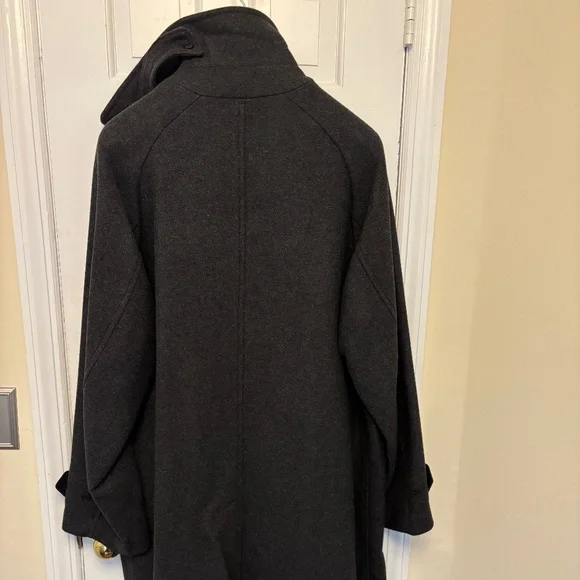 NWT Banana Republic Oversized Melton Balmacaan Coat - $449 Retail - Size Large - Picture 5 of 14
